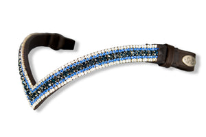 Crystal Browband | TheOne V shape Blue Jeans