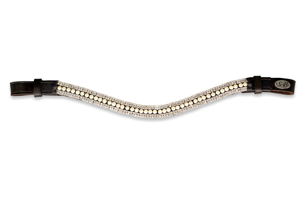 Crystal Browband | TheOne U Shape Crystal Pearls