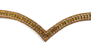 Crystal Browband | TheOne V Shape Honey