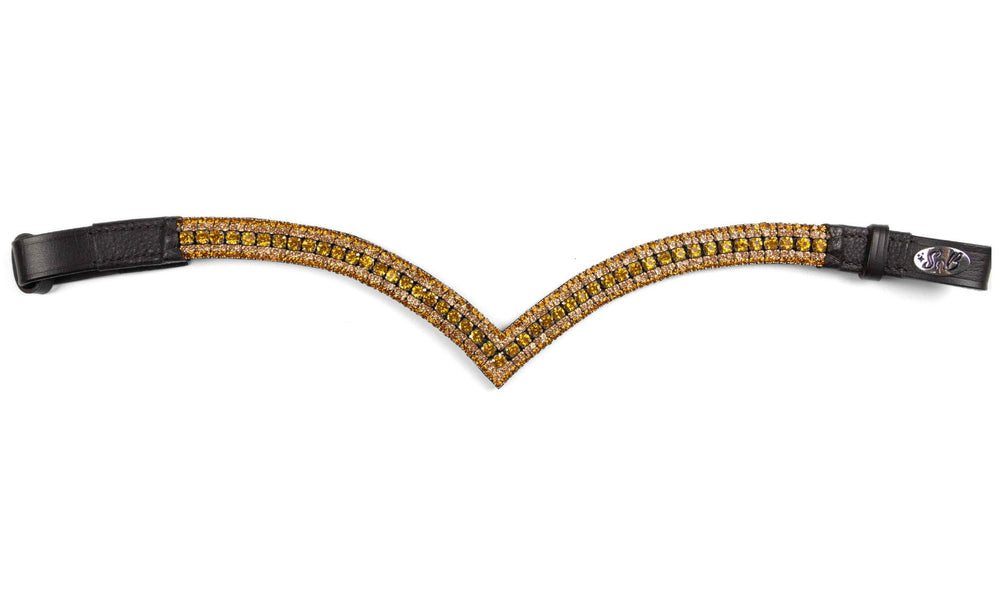 Crystal Browband | TheOne V Shape Honey