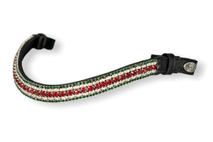 Crystal Browband | TheOne U Shape Italian Flag