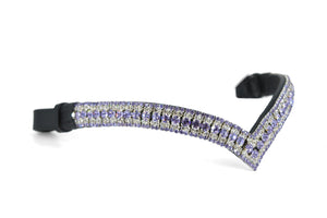 Crystal Browband | TheOne V shape Lavander