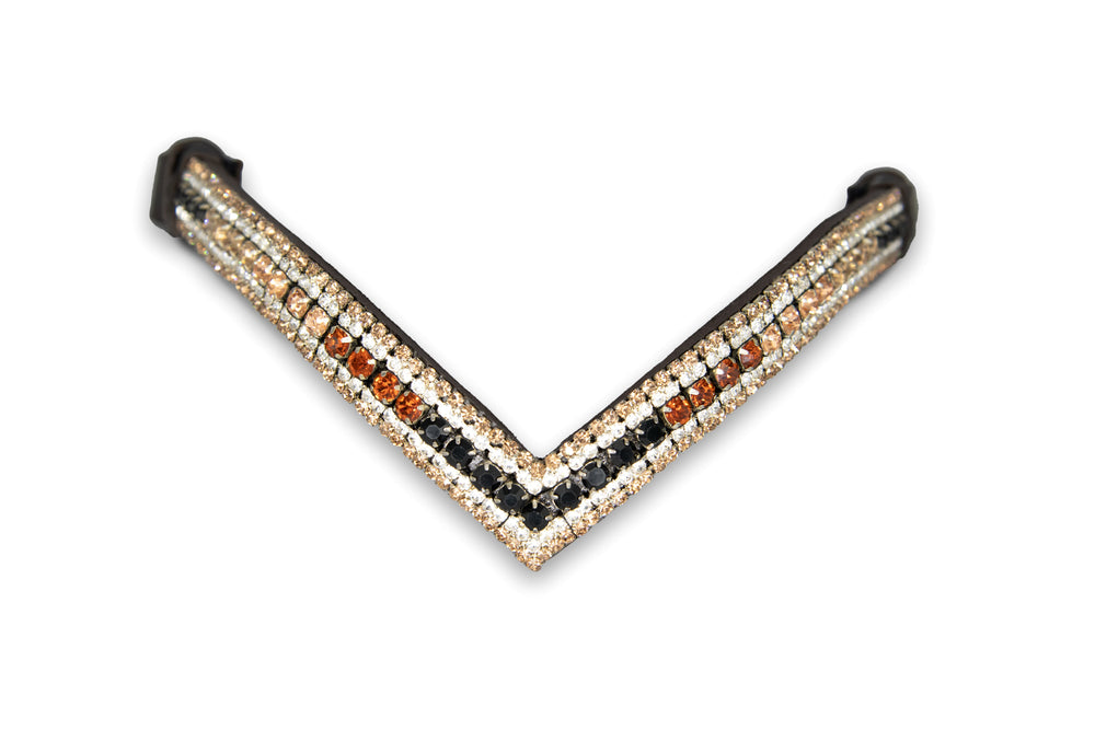 Crystal Browband | TheOne V Shape Desert Glow