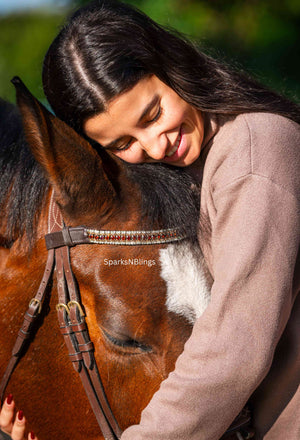 Crystal Browband | TheOne U Shape Crème Caramel